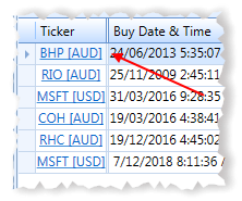 How To Open Ticker Info Window | Stock Portfolio Organizer