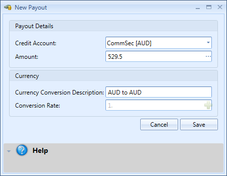 New Payout Window | Stock Portfolio Organizer